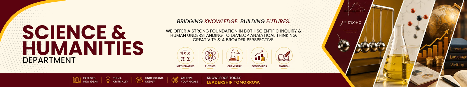 Science And Humanities Banner 1